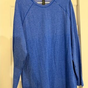 Lululemon blue long sleeve shirt